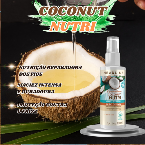 Óleo Divino Nutrição Coconut Nutri Coco Headline 100ml