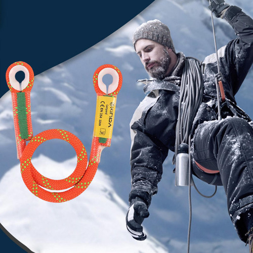 F1 Cuerda De Cuerda Prusik De Escalada De 22kn Naranja 60cm