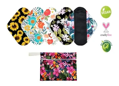 Protectores Intimos Ecológicos Toallas Reutilizables