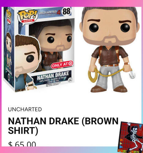 Funko Pop Uncharted 4 Nathan Drake Exclusive #88 Daffyrugs