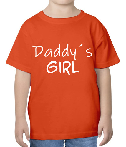 Playera Diseño Blanco La Niña De Papá - Daddys Girl