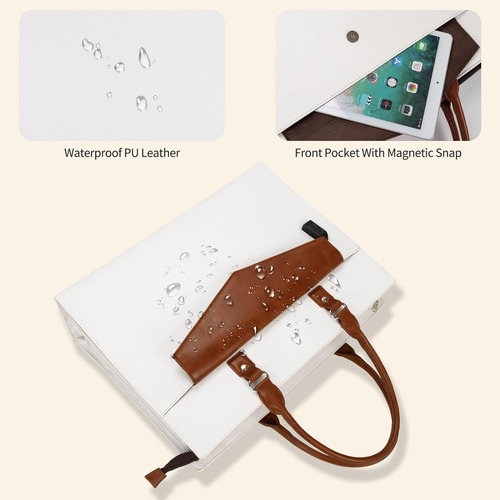 Bolsa De Mano Para Computadora Portátil Para Mujer, Bolsa Pa