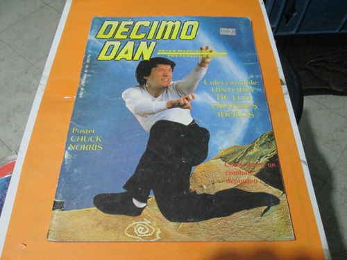 Revista Decimo Dan, No. 16 Portada Jacky Chan, Año 1986