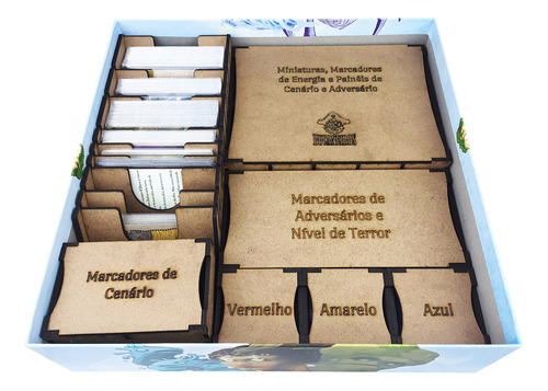 Organizador (insert) Para Spirit Island - Bucaneiros