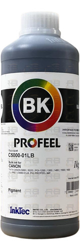 Tinta Black Pigmentada Maxify Gx6010 Gx7010 C5000 - 1 Litro