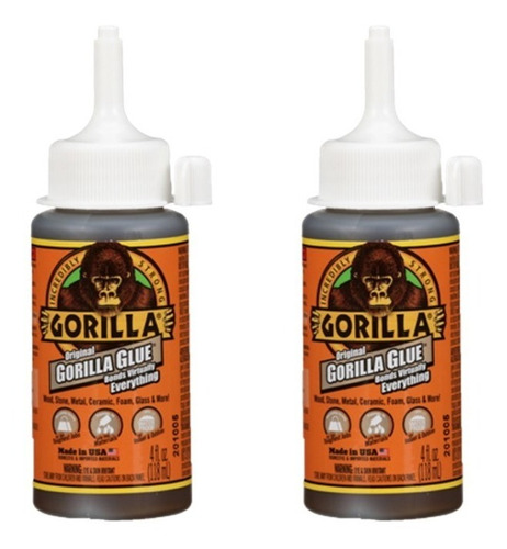 Pegamento Gorilla 4 Oz. Ea Original Glue Importado 2 Pack