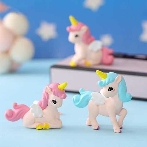 8 Figuras De Animales De Caballo Volador, Unicornio, Figuras