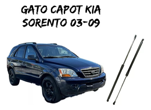 Gato  Capot Kia Sorento Año 2003 - 2009