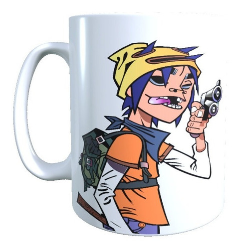 Taza Tazon  2-d Gorillaz, Regalo Rock, Alta Calidad