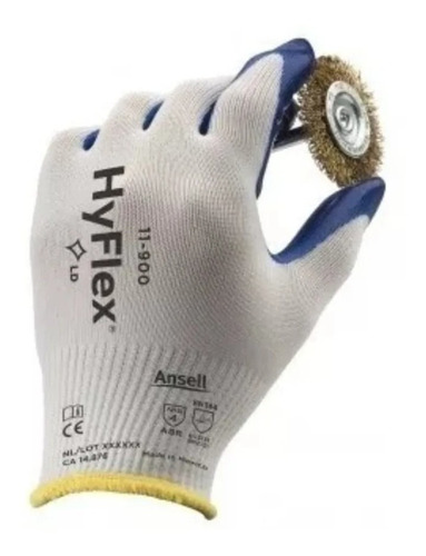 Guantes Industriales Hyflex Ansell 11-900 Talla 8 (1 Pares)
