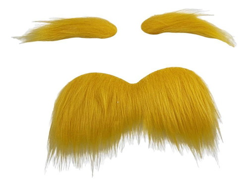 2 Set De Barba Y Cejas Postizas, Facial Barba 16cmx5.5cm