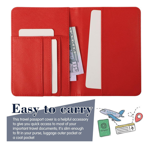 2 Fundas Frienda, Para Pasaporte, Viaje, Tarjetero Y Bolsa
