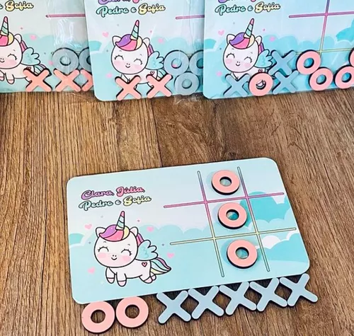 20 Jogos Da Velha Personalizados Lembrancinha Festa Infantil