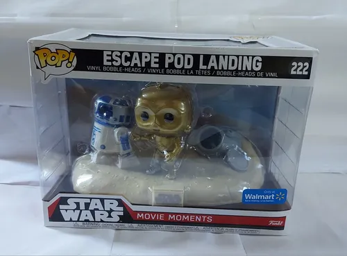 Funko Pop Escape Pod Landing 222 Star Wars r2d2 Y C3po