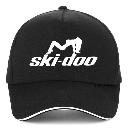 Gorra De Béisbol Neutral Ajustable Con Estampado Ski Doo