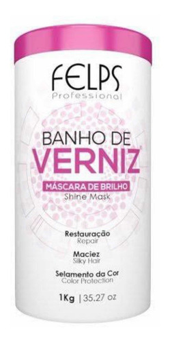 Felps Máscara De Brilho Banho De Verniz 1kg + Brinde