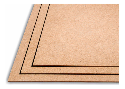 10 Paneles Lamina Mdf 60cm X 40cm Grosor 3mm