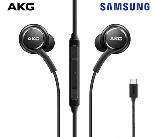 Auriculares Samsung Akg, Con Conector Usb C, Negro