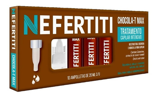 Ampolletas Para Cabello Maltratado Teñido Nefertiti 10pzas