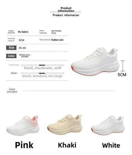 Zapatillas Deportivas Deportivas De Malla Ligeras Para Mujer