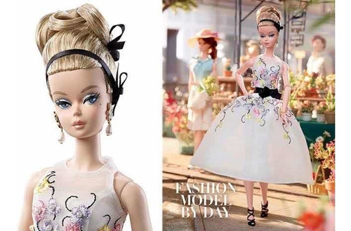 Barbie De Porcelana Vestido De Cóctel Clásico 2015