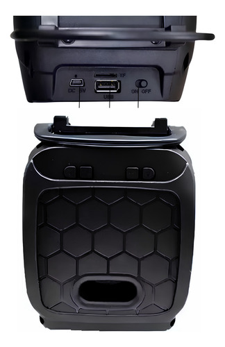 Caixinha De Som Bluetooth Com Radio Fm E Entrada Usb Pendrive