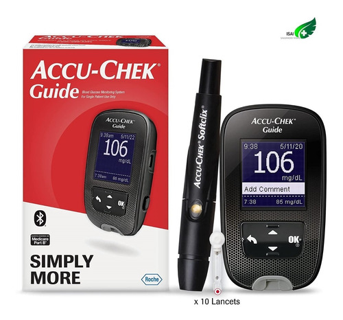 Glucómetro Medidor De Glucosa Accu-chek Guide