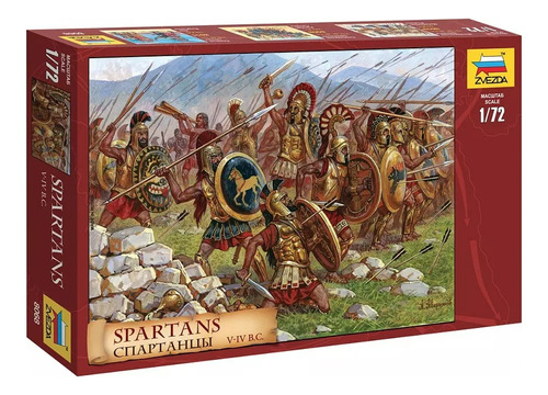 Zvezda 8068 Espartanos Figuras 1/72 Soldados Spartans 