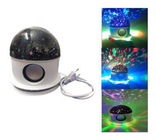 Imagem 3 de 7 de Luminária Projetor Céu Colorido Com Bluetooth Alto Falante