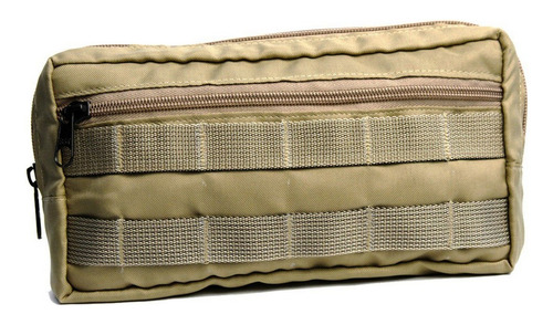 Bolso Tático Modular Molle Horizontal Grande Tan