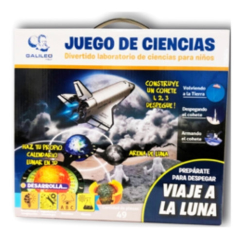Juego Ciencia Viaje A La Luna Galileo Experimentos Jc-1012