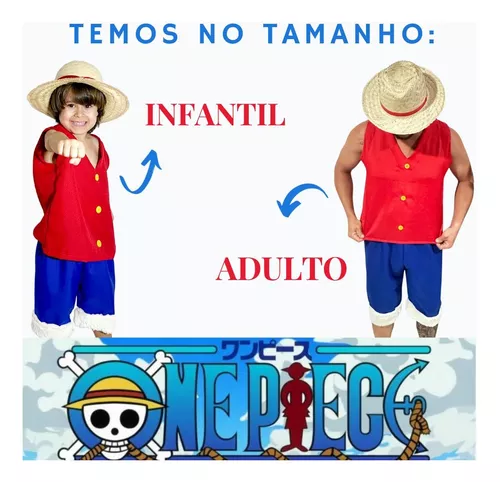 Fantasia Luffy One Piece Infantil