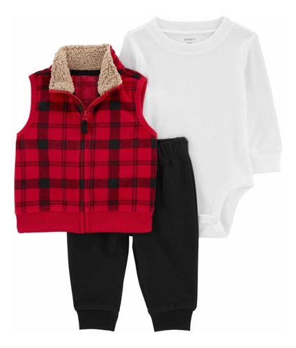 Carter's Conjunto De 3 Piezas Para Bebe Niño