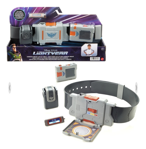 Juguete Disney Cinturón Multiuso Mission Gear Lightyear 
