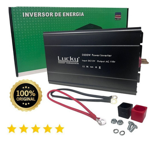 Inversor Para Ligar Geladeira Lucky 5000w 12v 110v