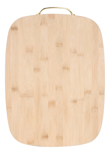 Tabla De Cortar Rectangular De Bambú, 40 X 30 X 3,4 Cm, Dura