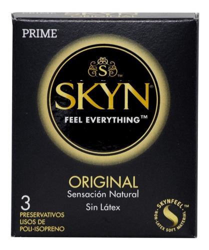 Preservativos Prime Skyn Sin Latex Cajita X 3 Un.