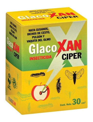 Insecticida Ciper Glacoxan Emulsionante Gusano Bicho Pulgon