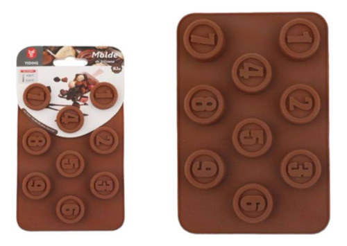 Set 3 Moldes Chocolate Moldes De Silicona Números