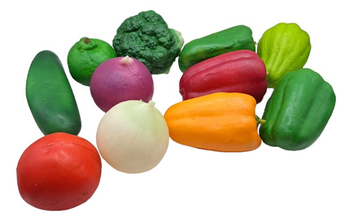 Set 11 Verduras Artificiales Decorativas 