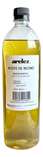 Aceite De Ricino Puro Usp 250 Ml Castor Oil