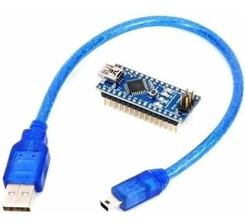 Placa Nano V 3.0 R3 Atmega328 Com Cabo Usb Iot Diy Esp