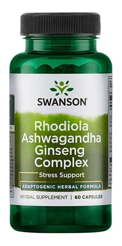 Ashwagandha Rhodiola Gingseng Antistres Calma Mental Energia