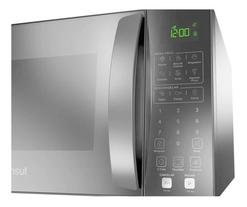 Micro-ondas 32 Litros Cms46ar Inox Consul