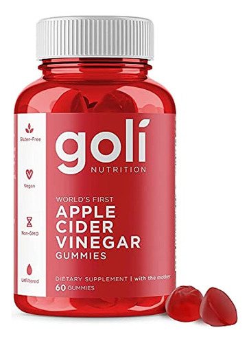 Vinagre Sidra De Manzana Gummy Vitamins De Goli Nutrition