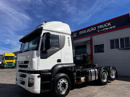 Iveco Stralis 6x2 400 Teto Alto 2013/ N Scania Volvo Axor