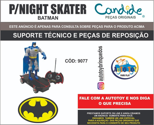Night Skater 9077 - Batman - Peças De Reposição