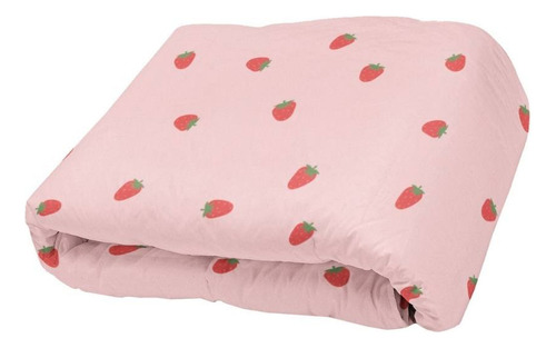 Cobija Frazada Patrones Varios Diseños Ligera Ultrasuave Fresas Lisa