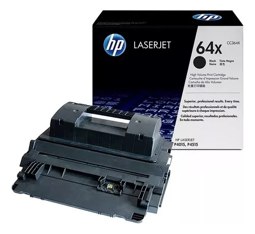 Toner Original Hp 64x Cc364x Black Laserjet P4015/p4015 (Reacondicionado)