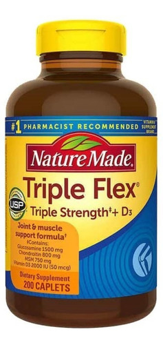 Triple Flex Tripe Fuerza + D3 Nature Made 200 Comprimidos